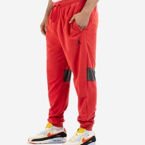 Nike Air Jordan Dri-Fit Fleece Jogger Pants DA9858-687 Red Men's